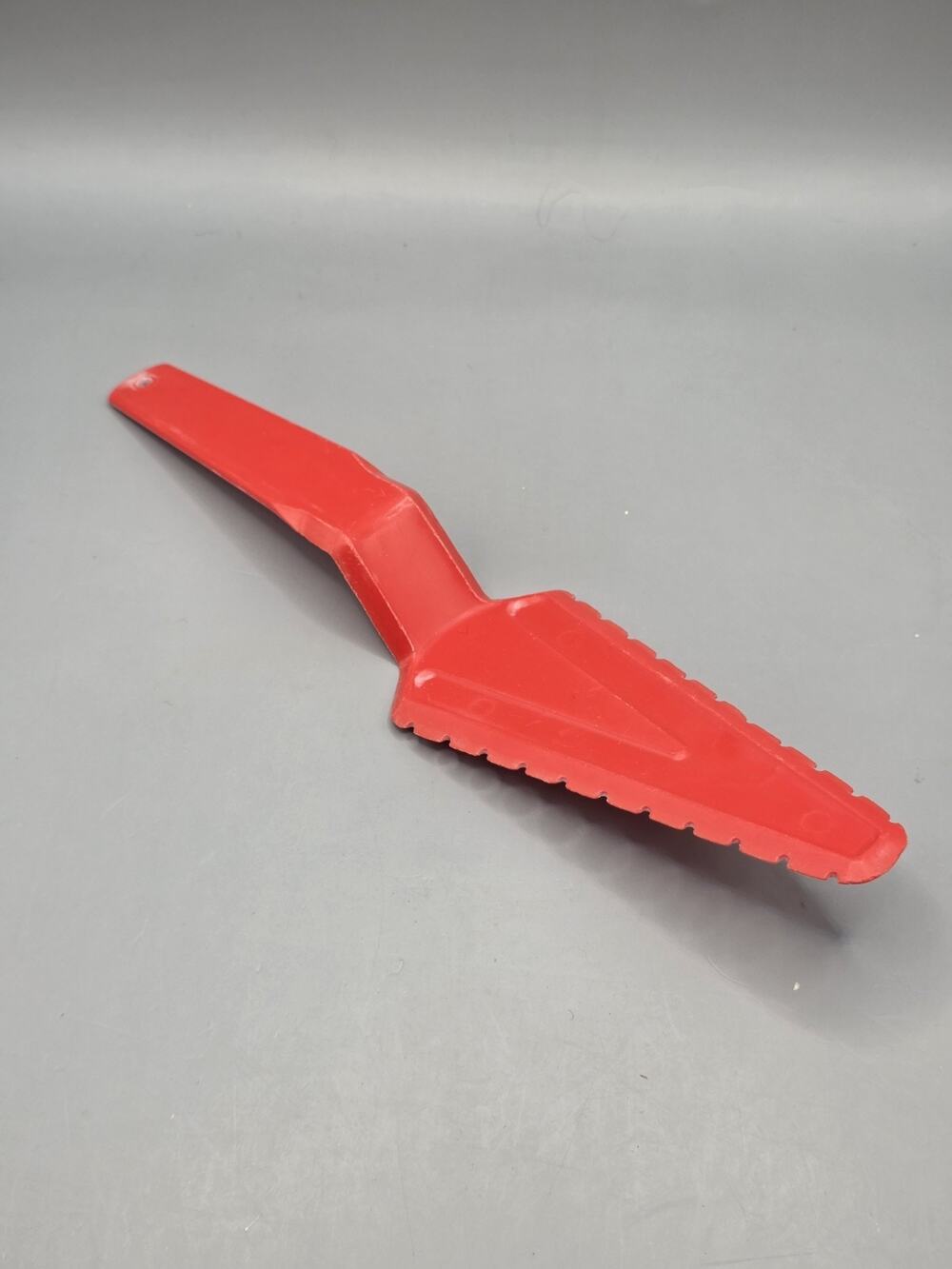 Vintage Tupperware Red Pie & Cake Server Slicer #1228
